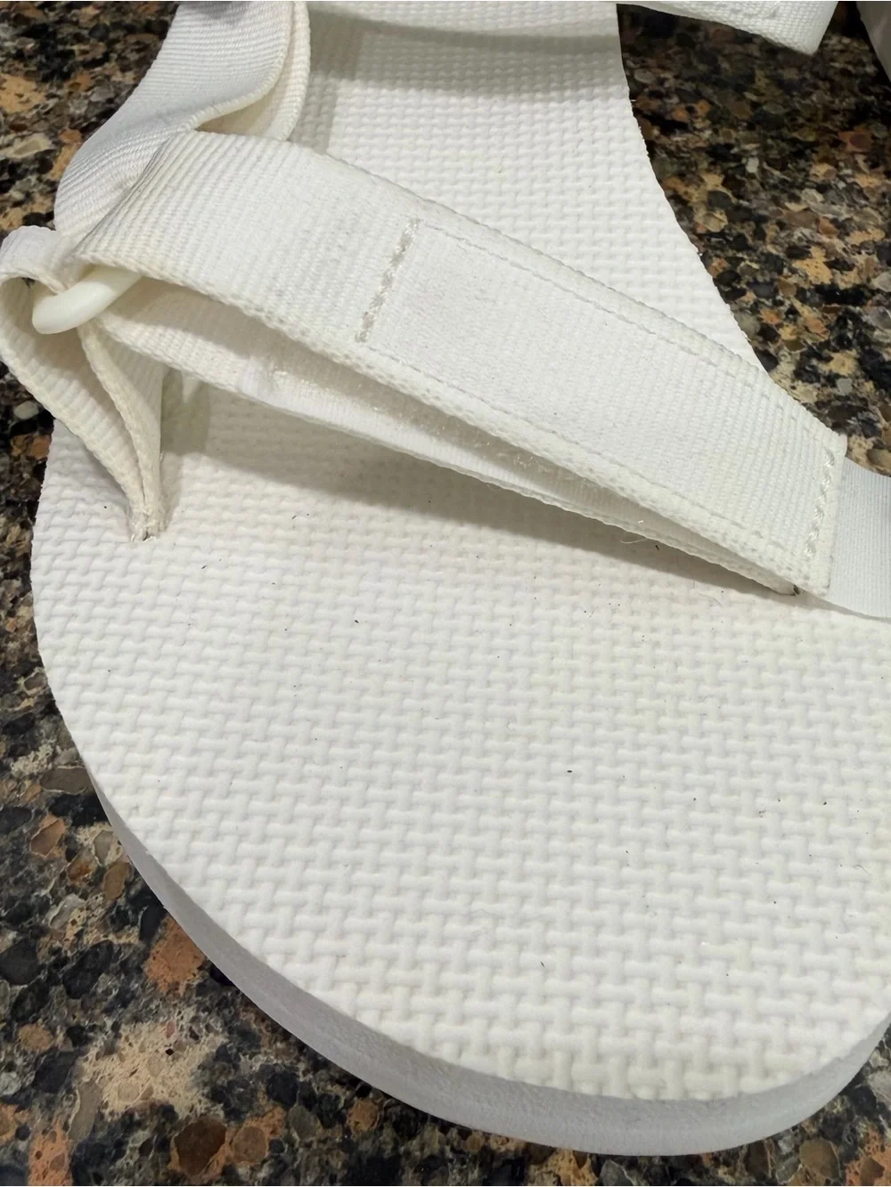 Teva White Women's Adjustable Sport Sandals 9