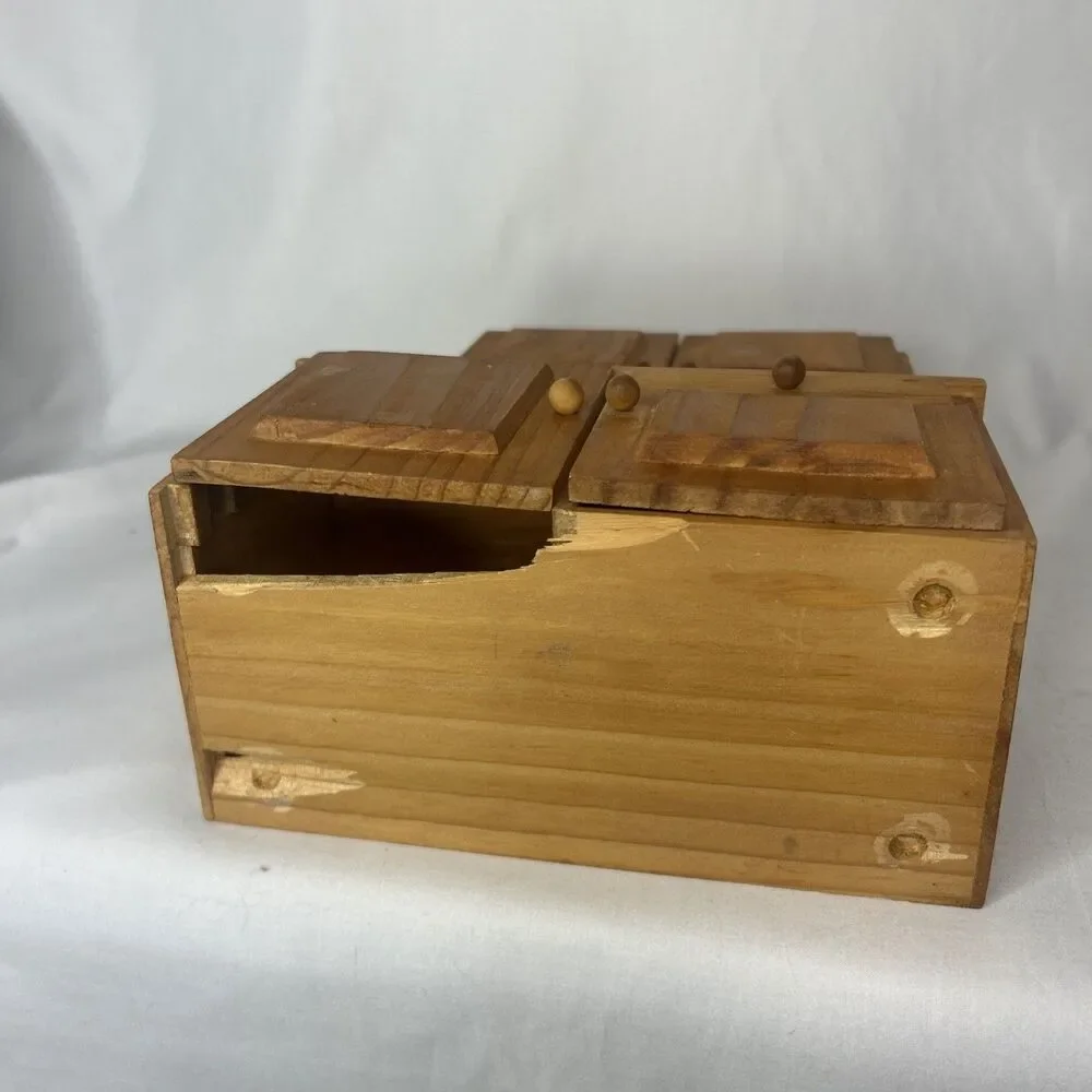 Vintage Dollhouse Wooden Hutch