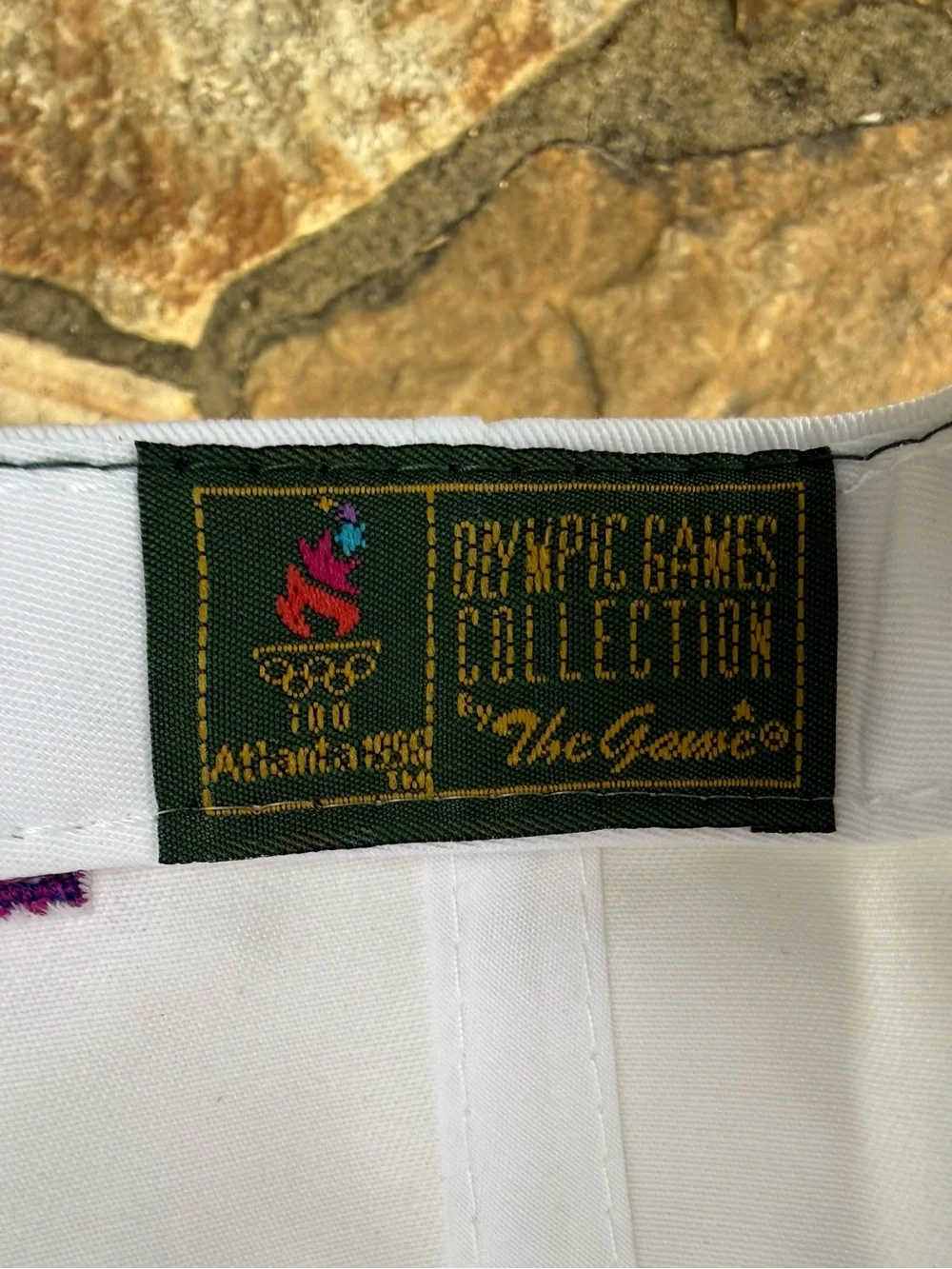 NWT Vintage The Game 1996 Atlanta Olympics script snapback hat