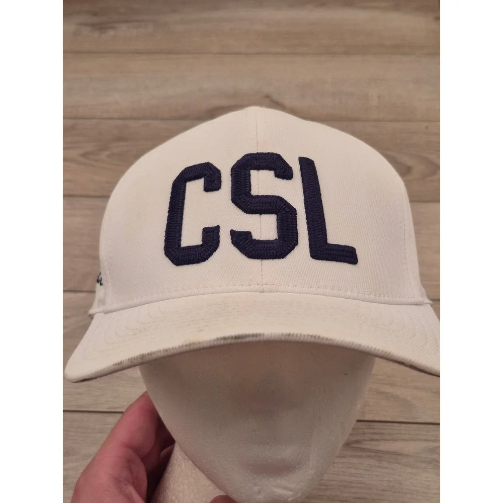 G/FORE CSL Cabot Saint Lucia Golf Hat White‎ Snapback Navy Embroidery Mens