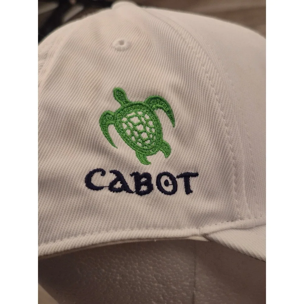 G/FORE CSL Cabot Saint Lucia Golf Hat White‎ Snapback Navy Embroidery Mens