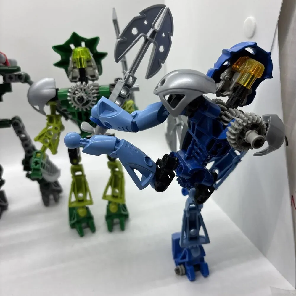 Lot of 4 Lego 8590 Guurahk, 8616 Vorzakh, 8567 Lewa Nuva, 8602 Nokama (no foot)