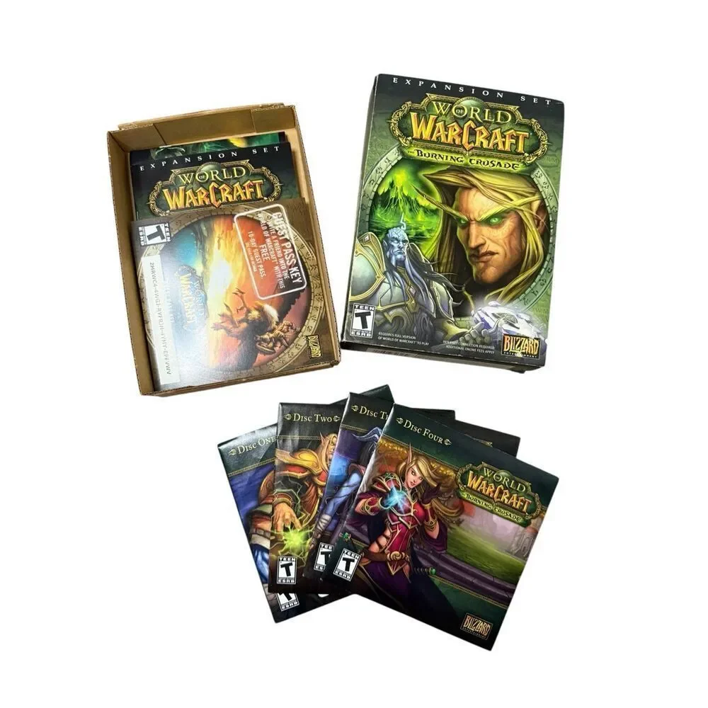 World of‎ Warcraft The Burning Crusade Expansion Set PC Game CIB