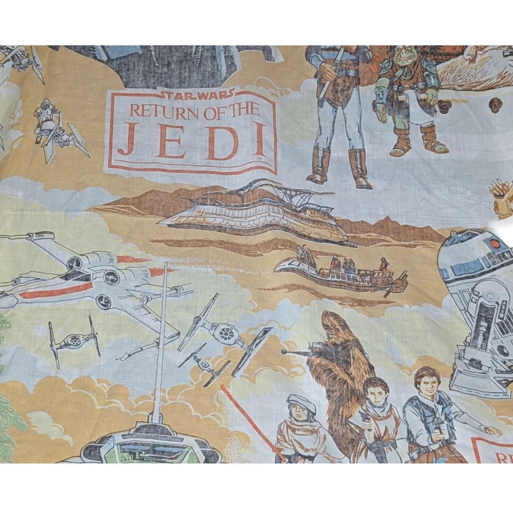 Vintage Star Wars Return of the Jedi Twin Fitted Sheet