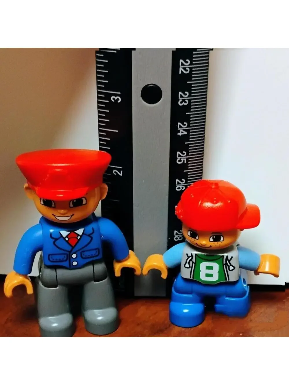 Lego male blue figure