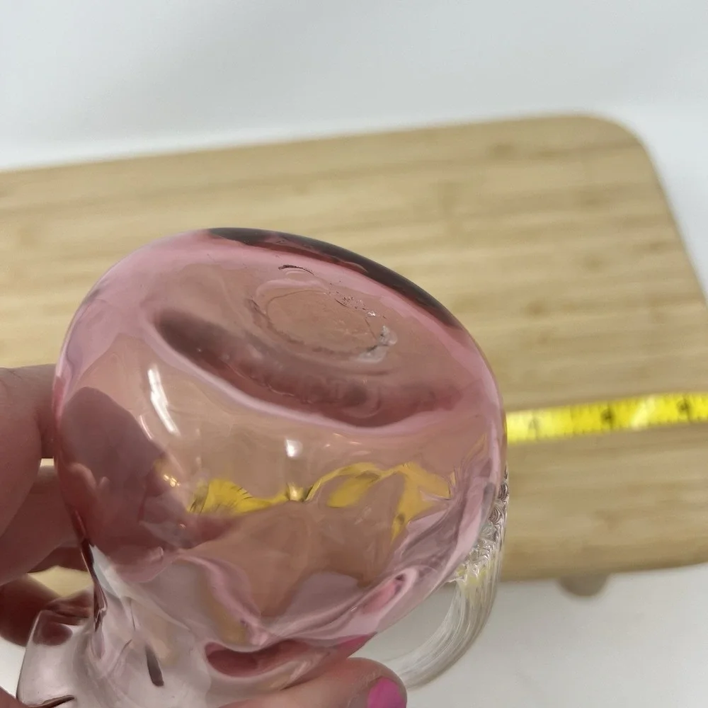 N/A clear cracks vase