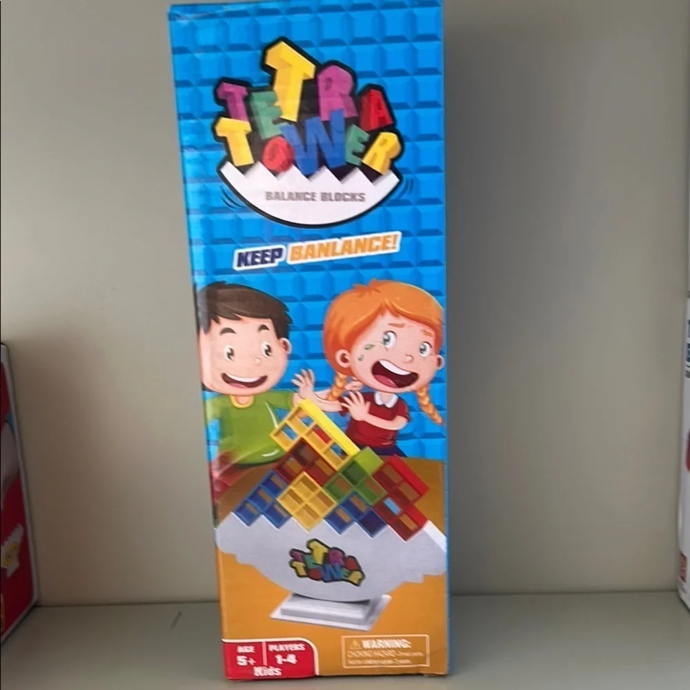 Blue and Red Building Blocks Set for Creative Play