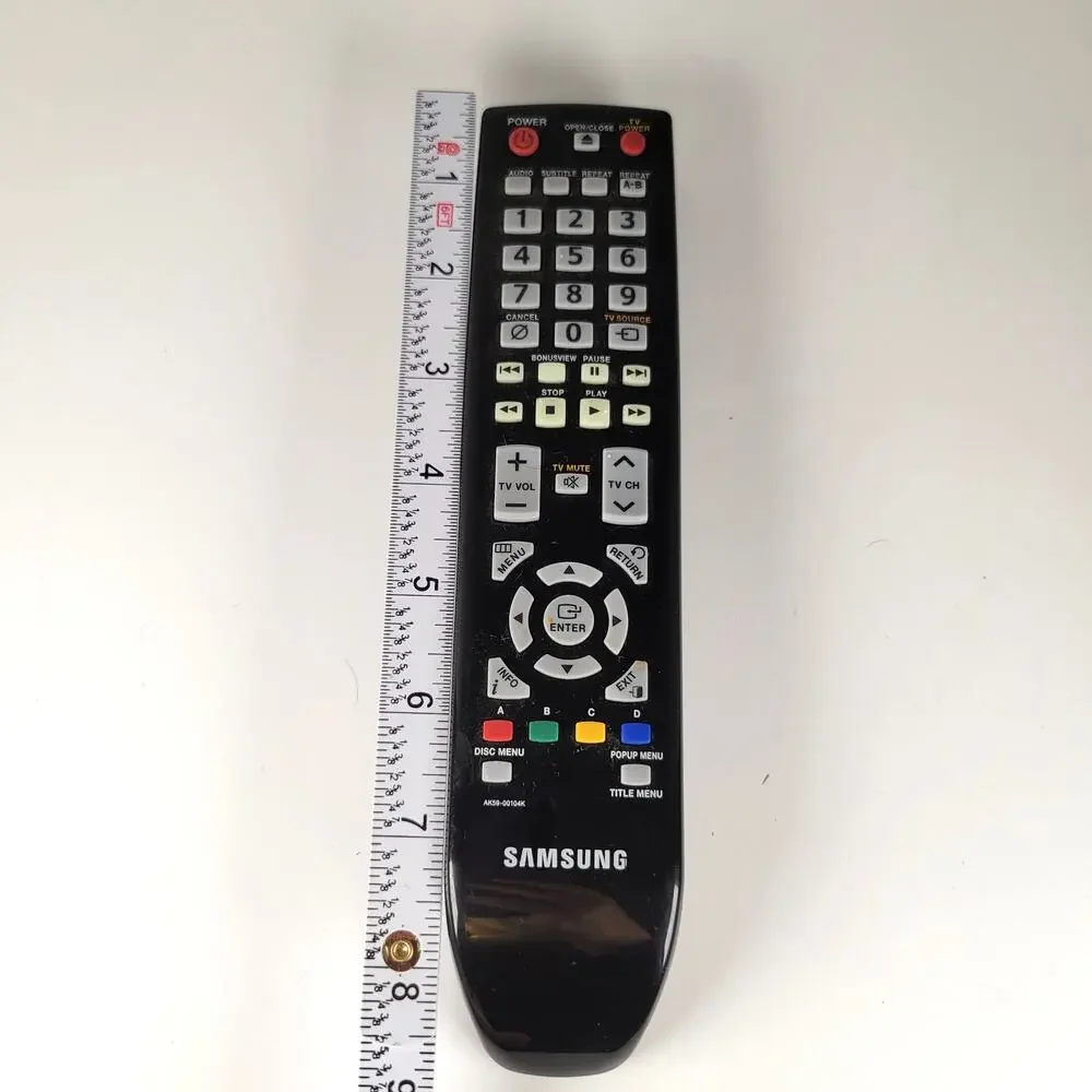 Samsung Remote Control AK59-00104K for Blu-Ray DVD Player Untested
