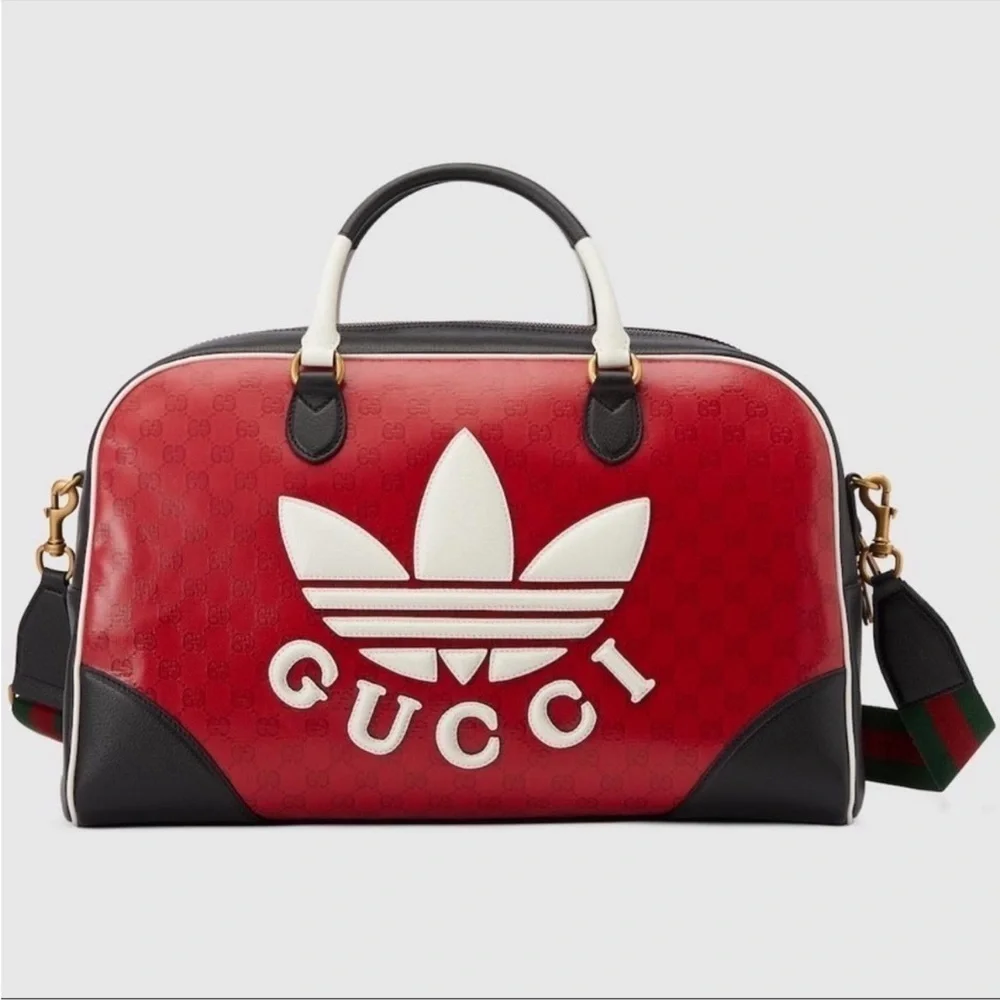 Unisex, Gucci, X Adidas, limited edition, large duffel bag made in Italy
