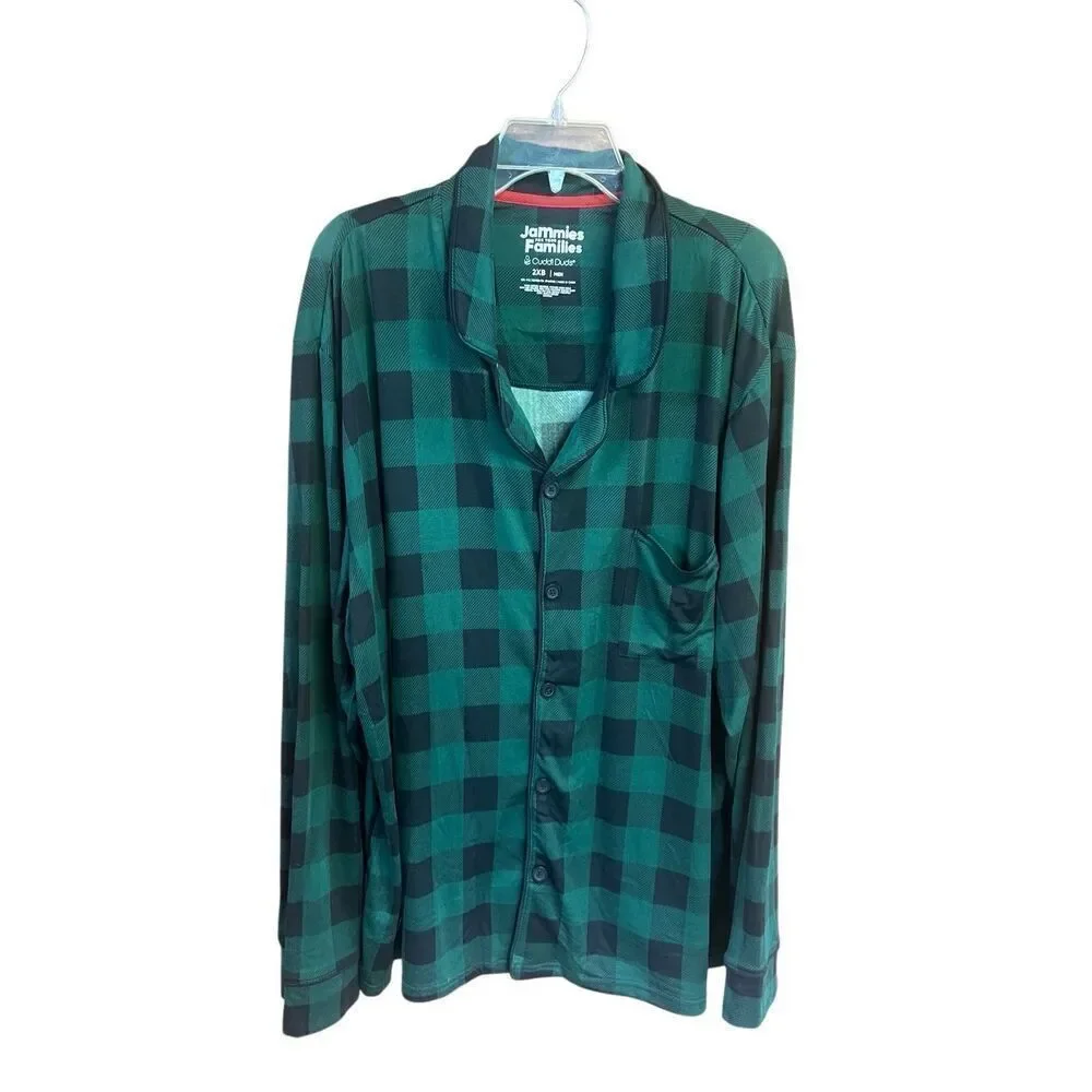 Jammies For Families Mens PJ Top Sz 2X NWOT