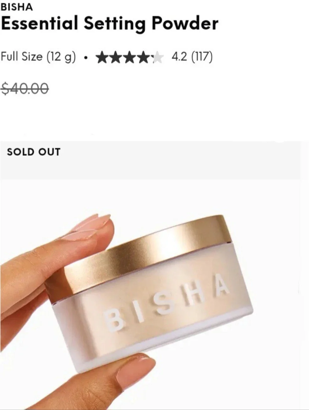🎉2•$13/3•$18🎉 BISHA Essential Setting Powder In Tokyo Translucent
