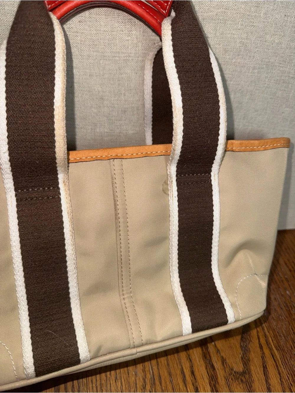 Vintage Coach Hamptons Mini carry tote