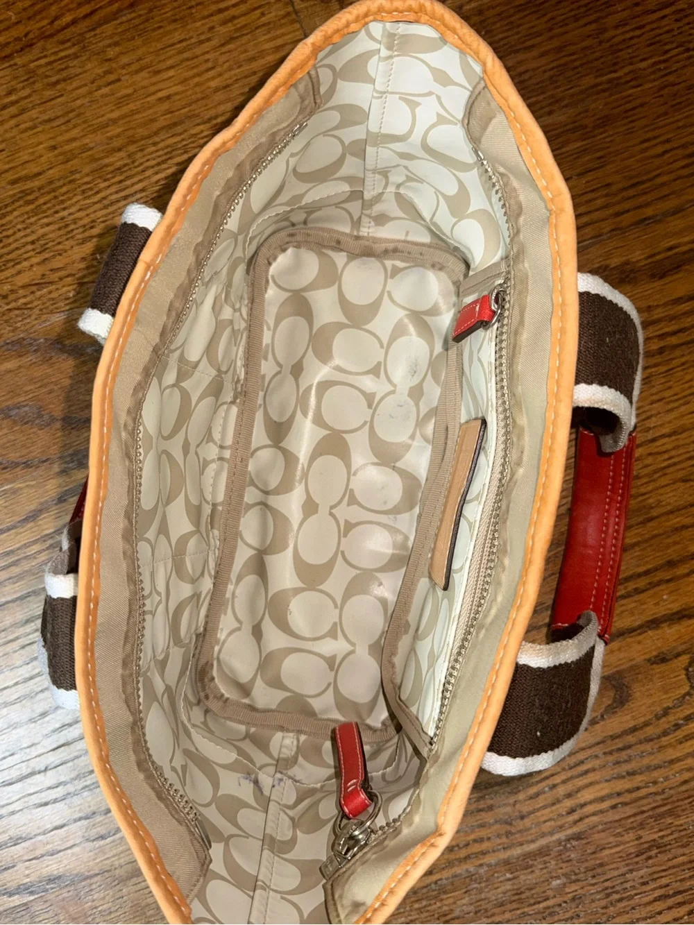 Vintage Coach Hamptons Mini carry tote