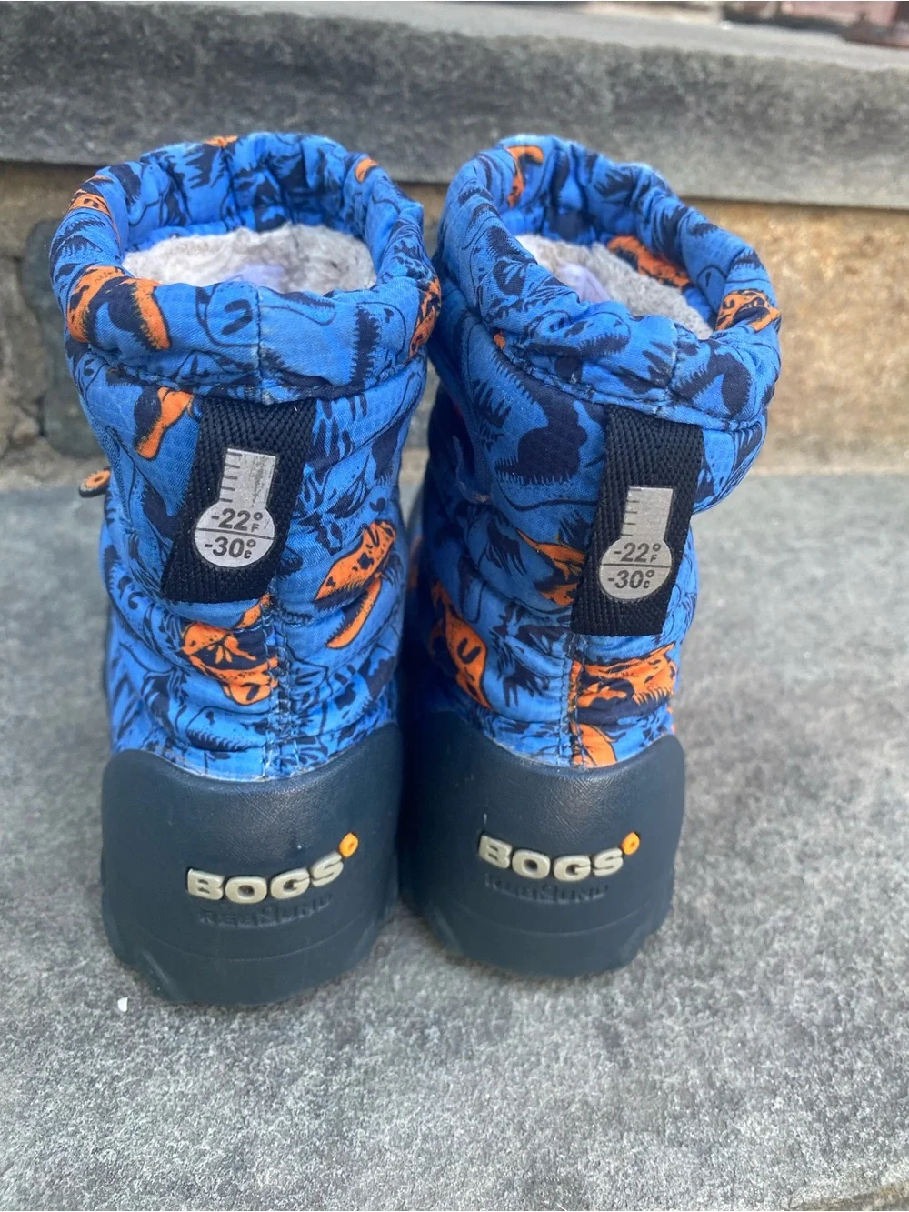 Bogs kids dinosaur 22°f