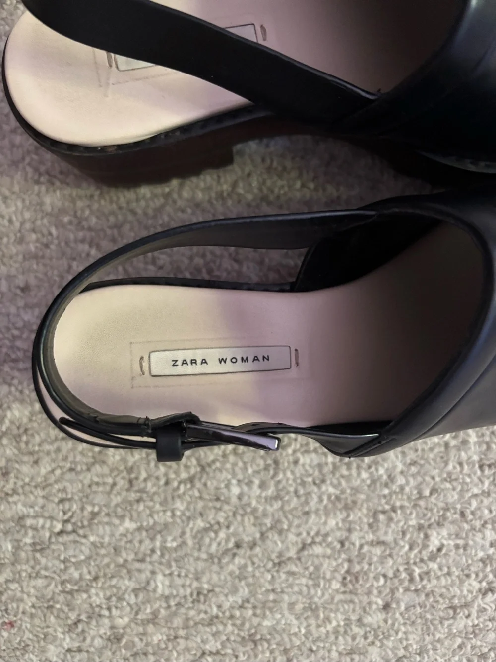 Zara chunky platform