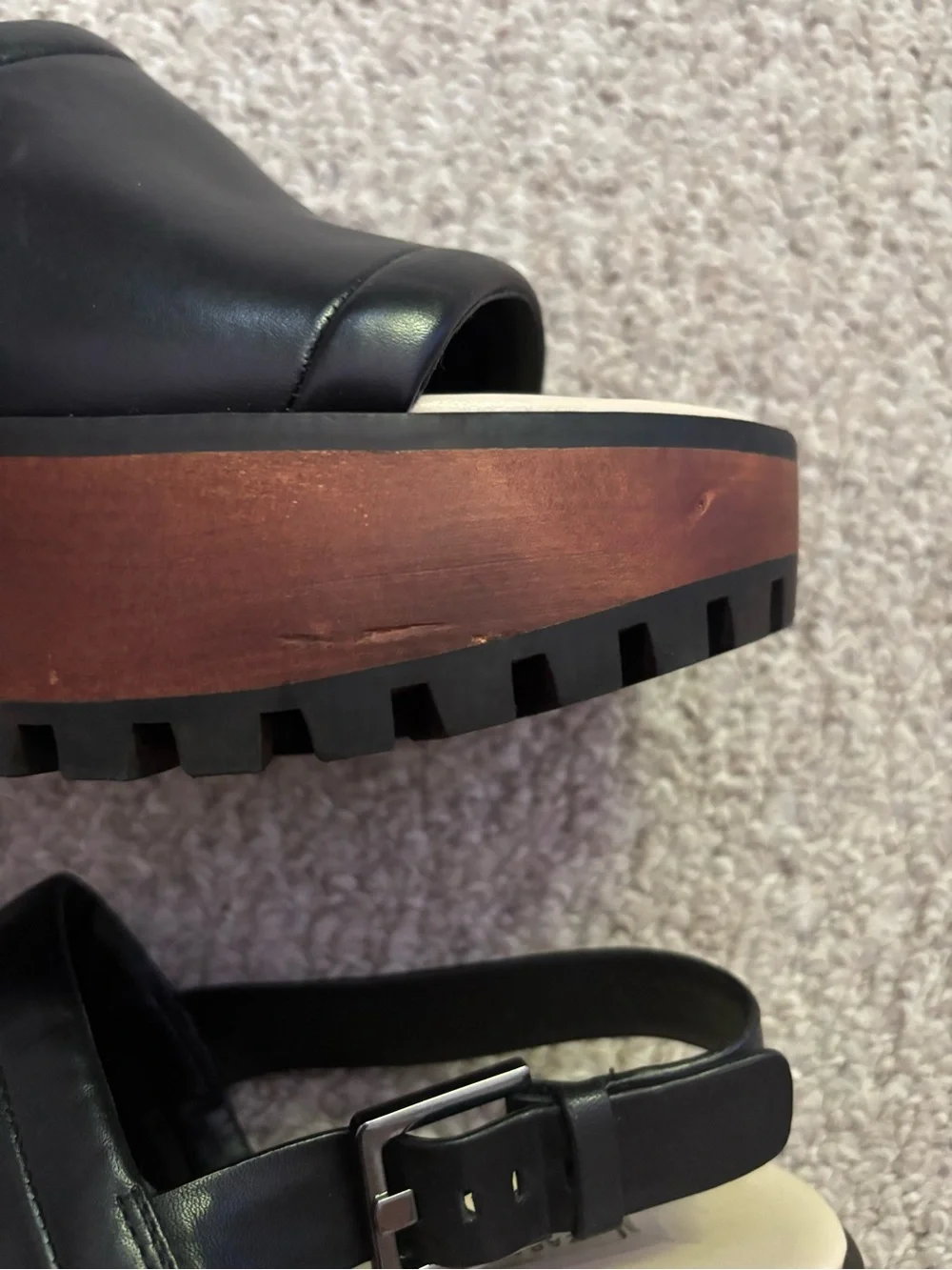 Zara chunky platform