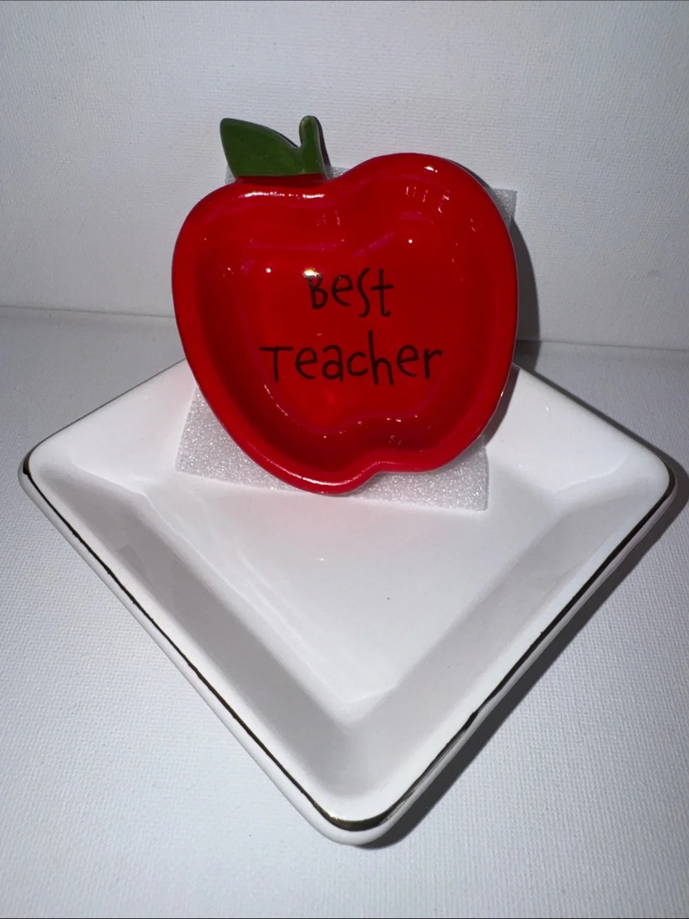 CBE PAPERIE Best Teacher Trinket Dish Set of 2