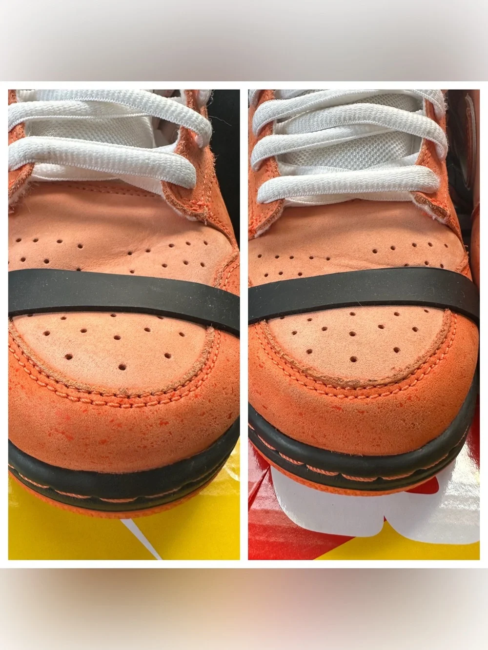 Nike SB Dunk Orange Lobster – EUC with Box – Men’s Size 8 – FD8776-800 Authentic
