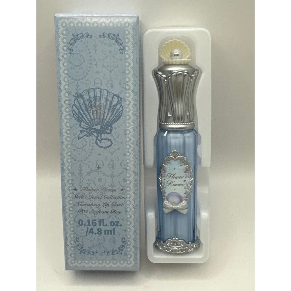 Flower Knows Shells Jewel Collection Hand Mirror Keychain Lip Glaze Highlighter‎