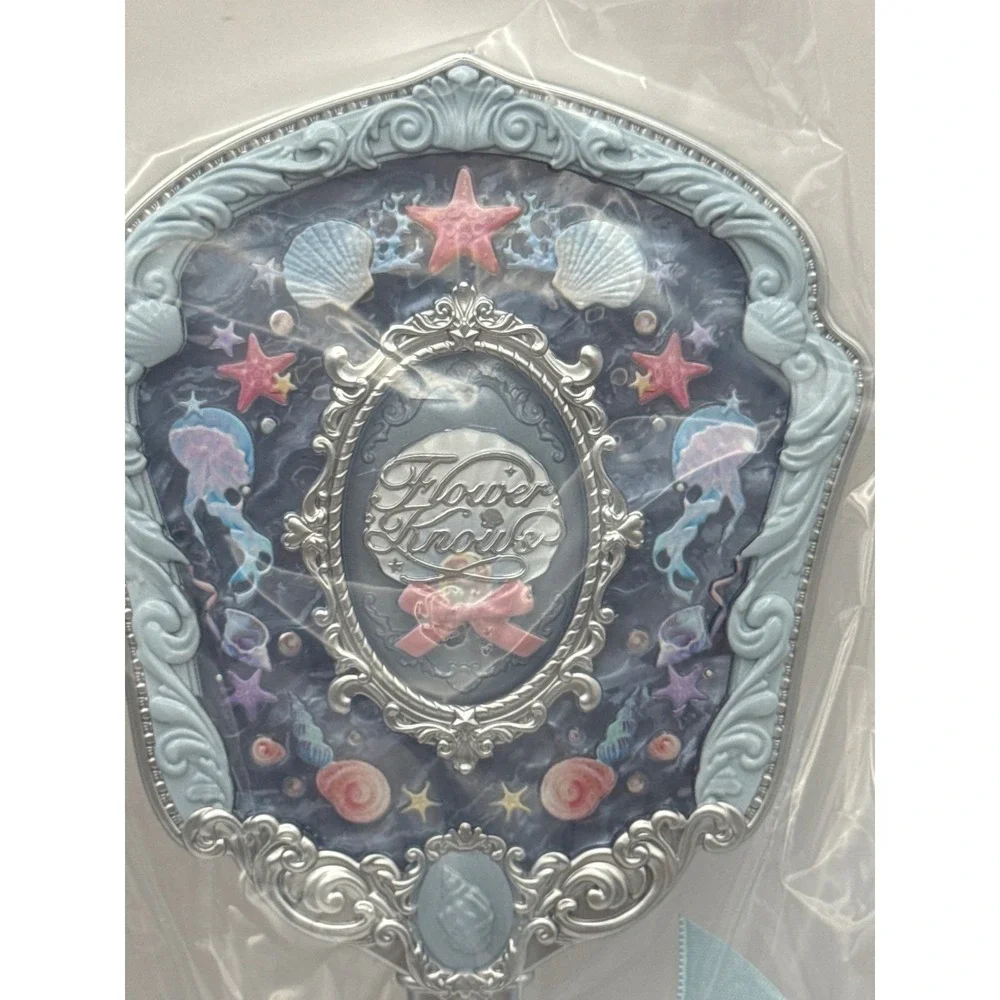 Flower Knows Shells Jewel Collection Hand Mirror Keychain Lip Glaze Highlighter‎