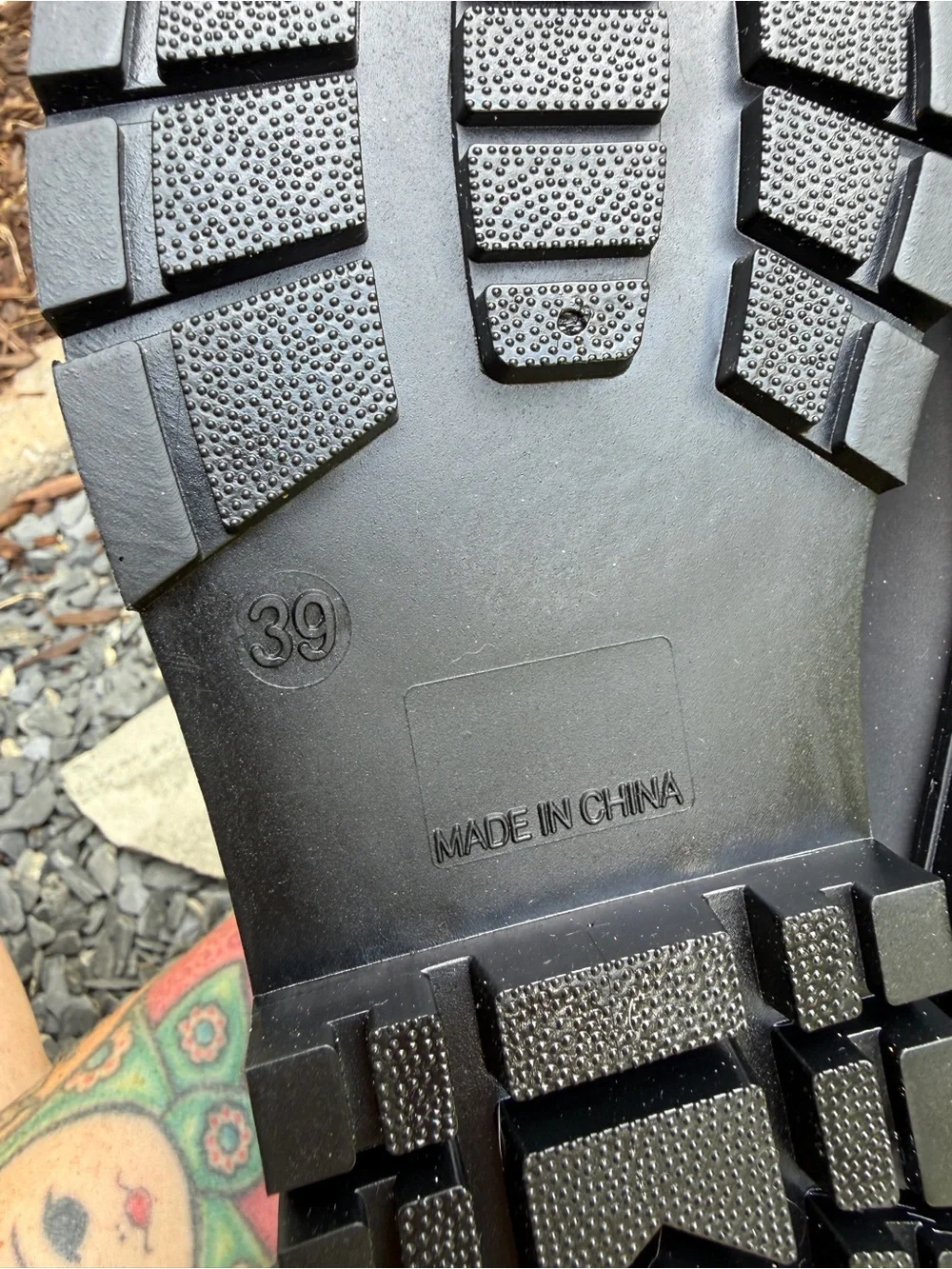 N/A sole black matte