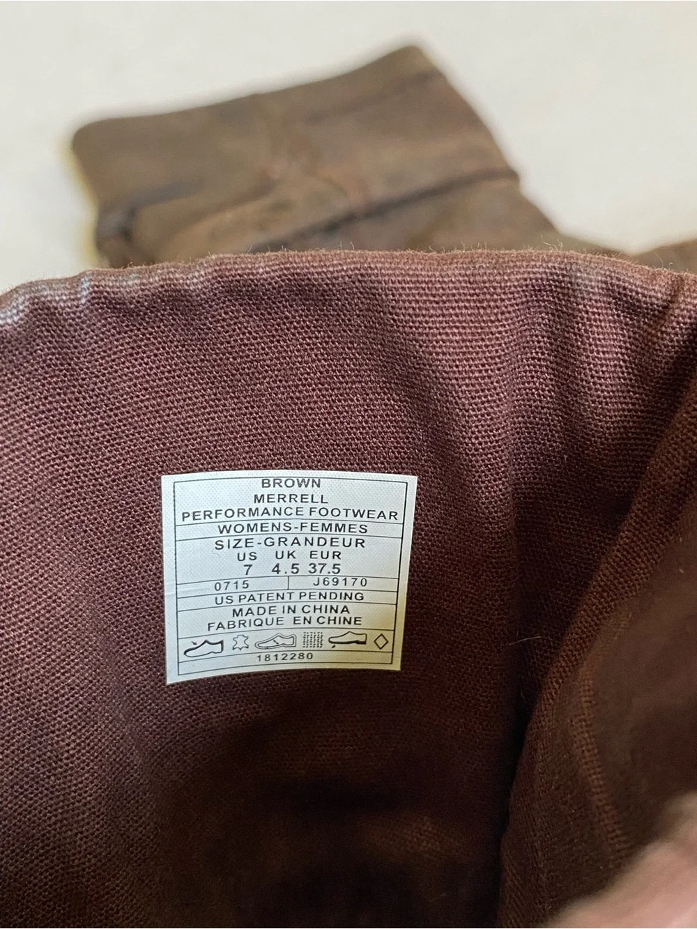 Merrell preowned excellent