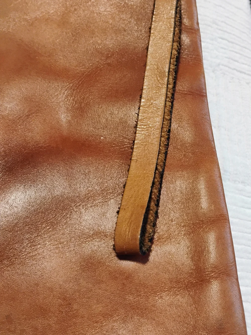 VTG Patricia Nash Leather Tablet/Messenger Bag.Brown Distressed Leather With Map