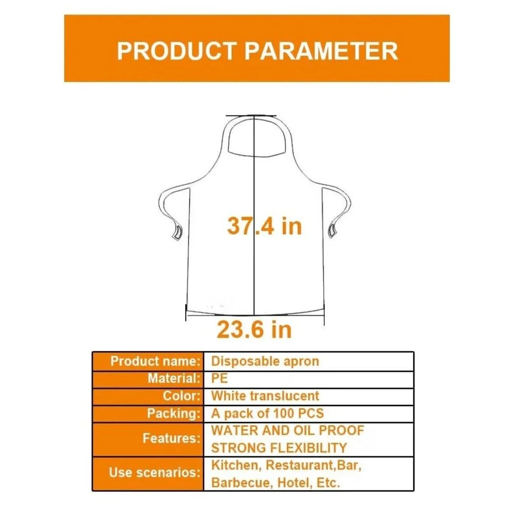 uniplease plastic apron