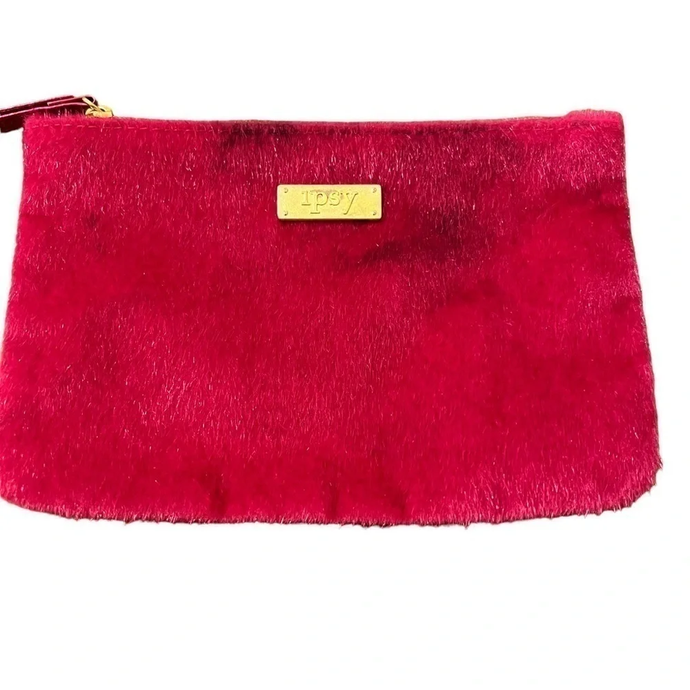 Ipsy Small Cosmetic Bag Bright Pink