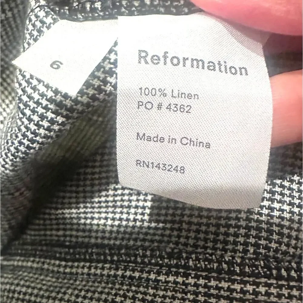 Reformation 100% linen