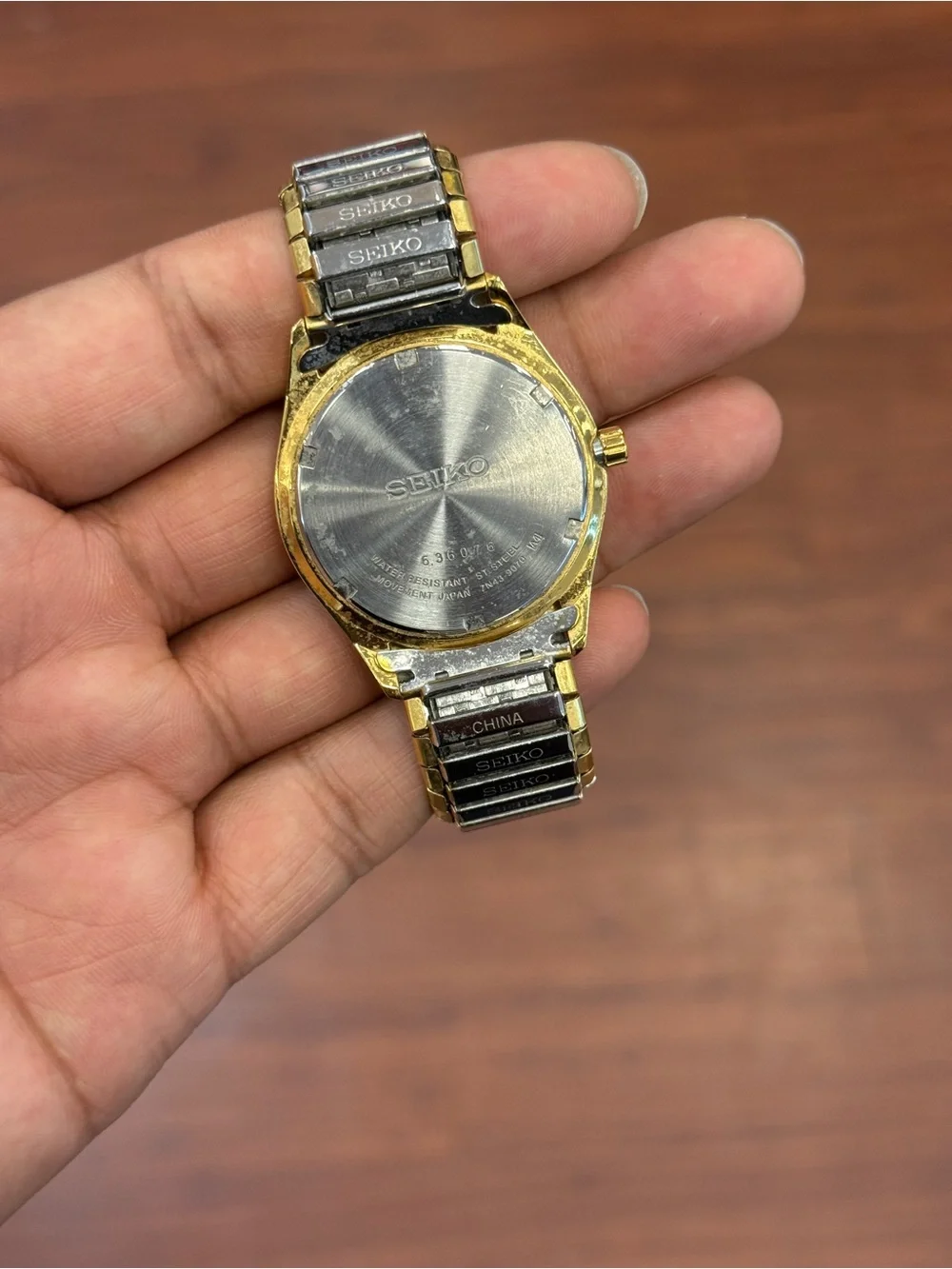 Seiko elegant wristwatch