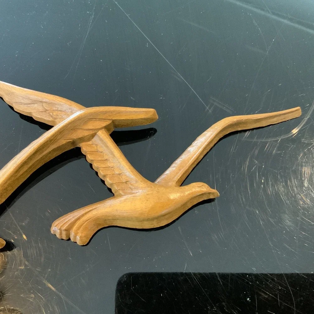 Homco three carved