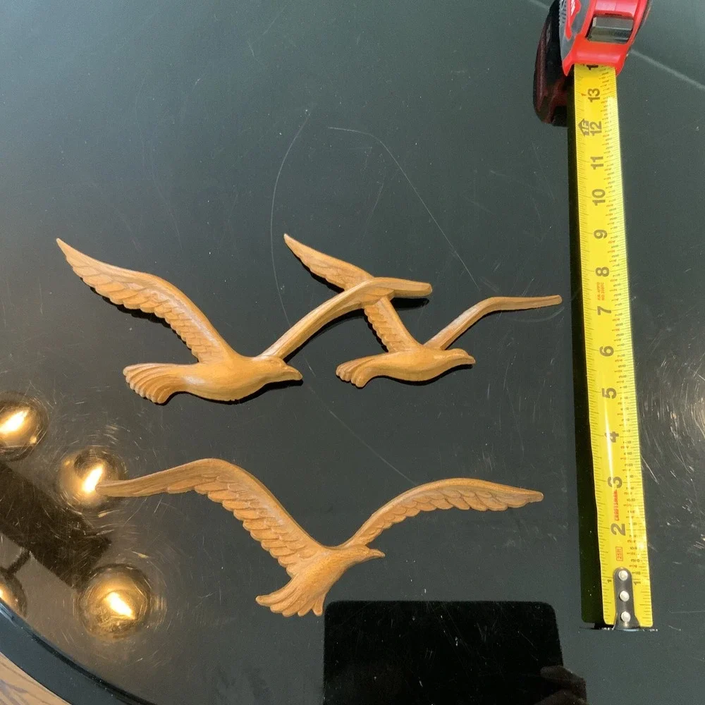 Homco three carved