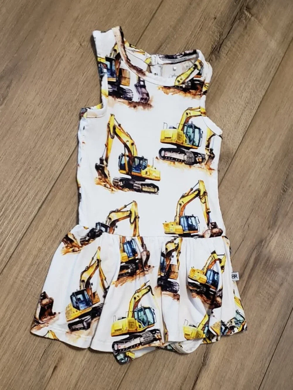 Bums & Roses Load & Behold Racer Back Ruffle Dress Size 6-12 Months
