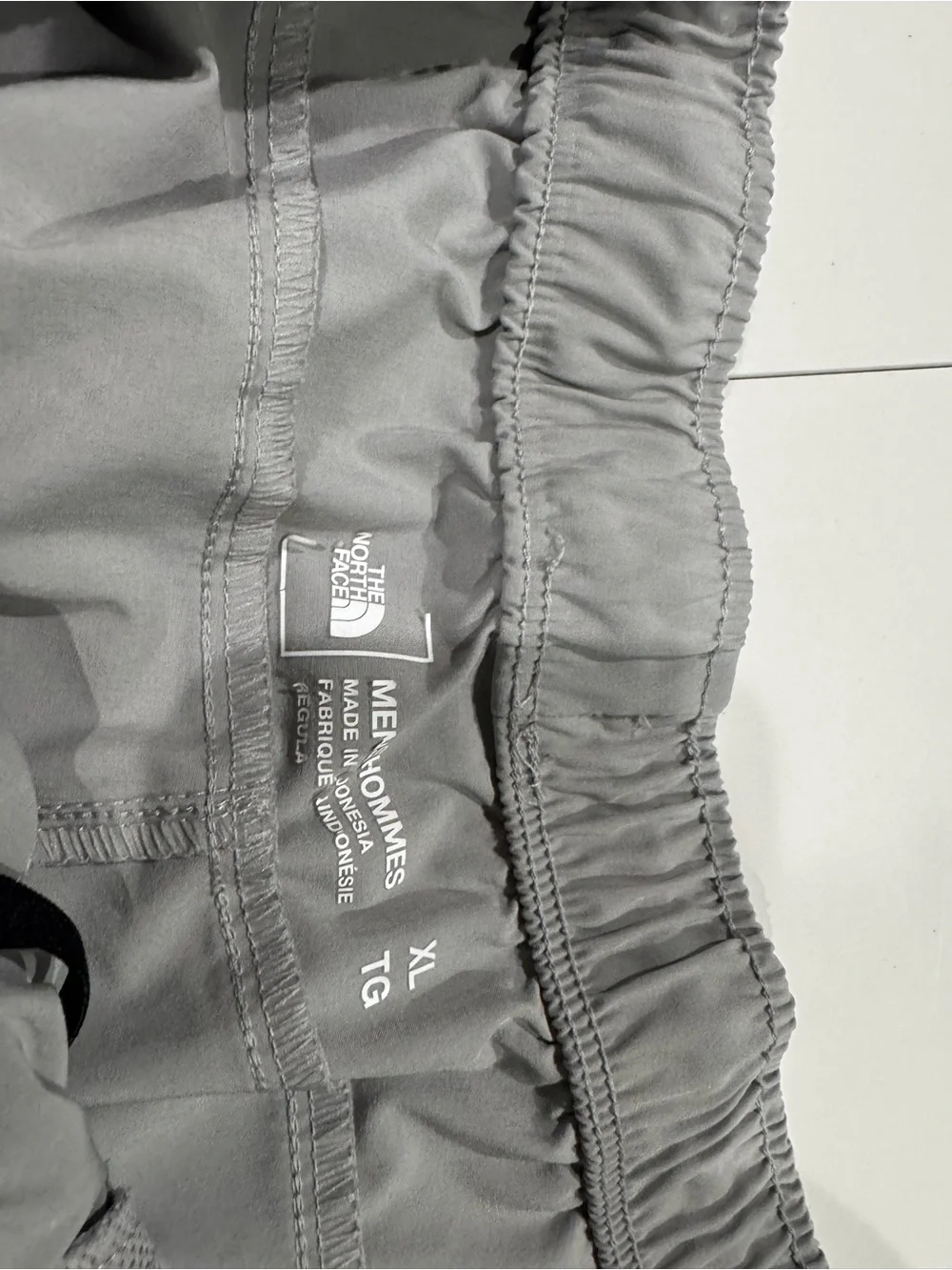 The North Face light gray