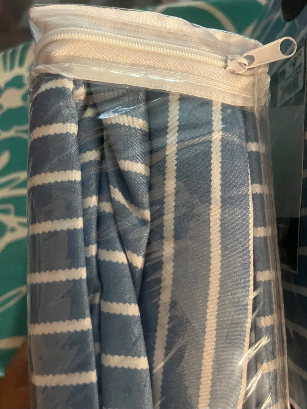 Striped Blue 3-Pc Sheet Set - Navy Blue
