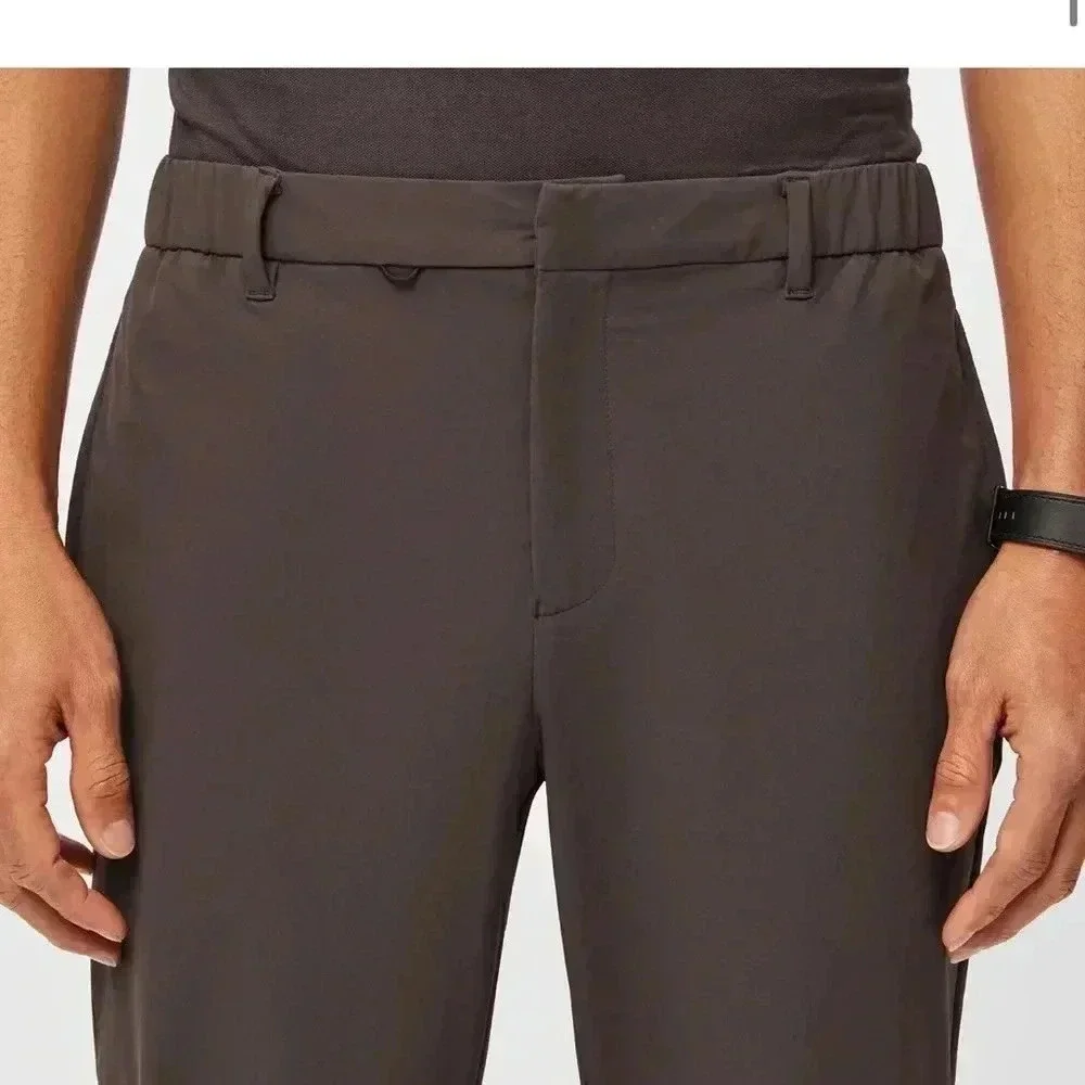 FIGS PRO Straight Leg Trouser Classic Short Medium Brown size S