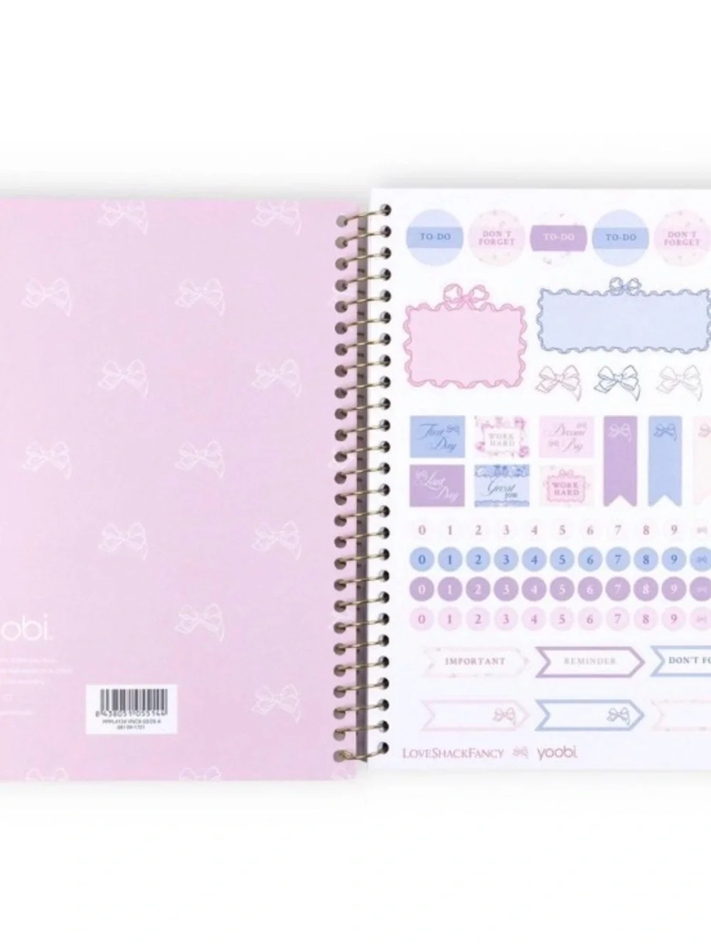 LoveShackFancy spiral bound