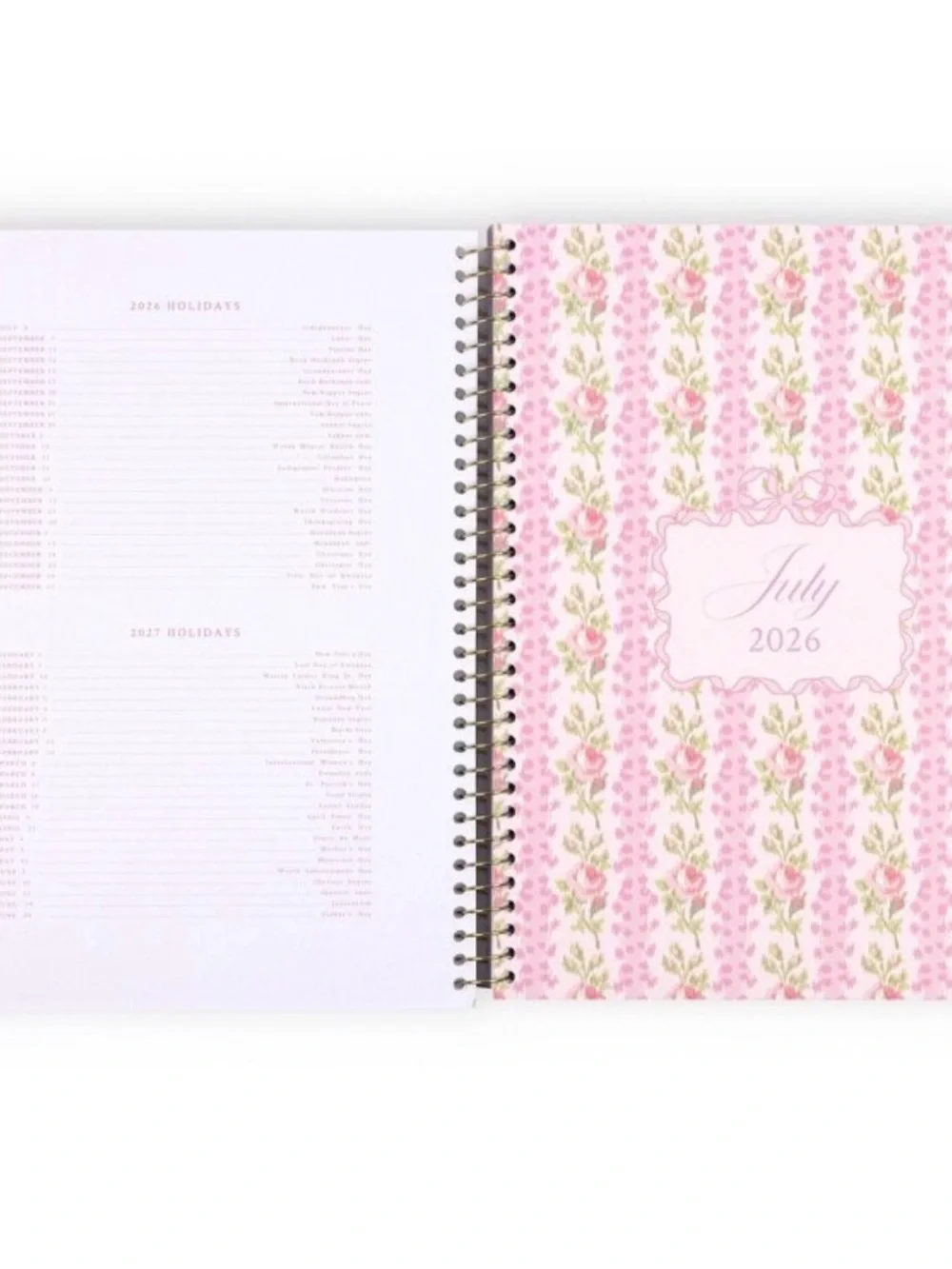 LoveShackFancy spiral bound