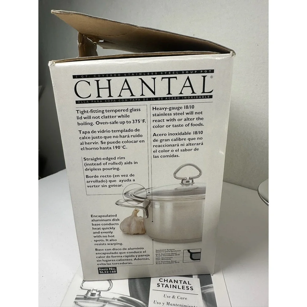 Chantal quart stainless