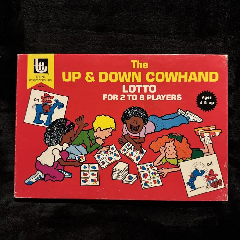 Vintage TREND Enterprizes 1978 The Up & Down Cowhand Lotto