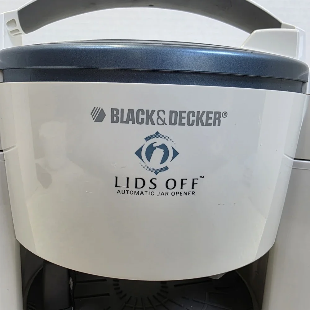 Black‎ & Decker Lids Off JW200 Jar Opener Electric Automatic Tested