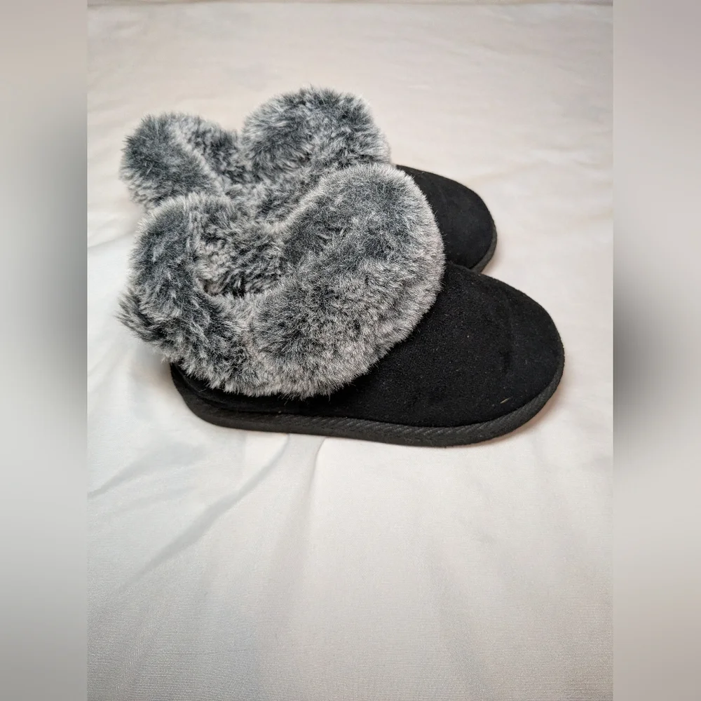First Steps‎ Toddler Girl Black And Gray Boots Size 9