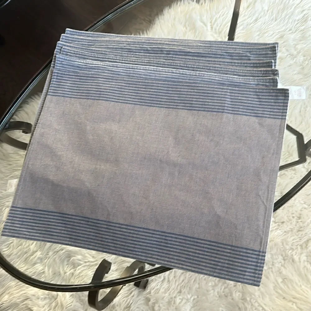 West Elm placemats includes blue