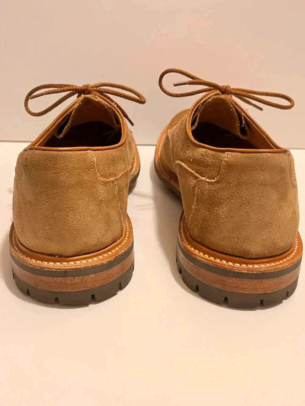 Trickers tan suede