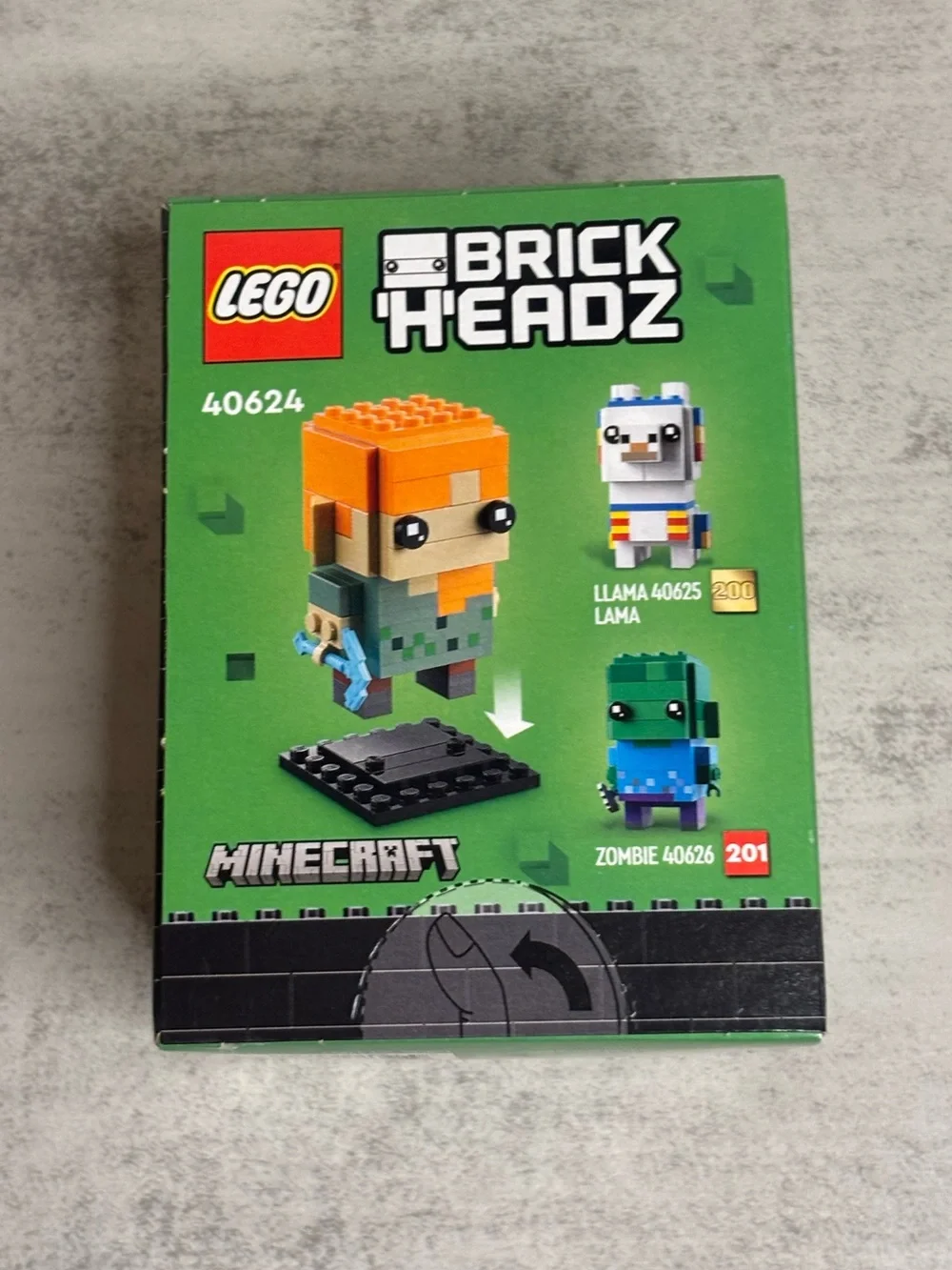 Lego BrickHeadz Minecraft Alex Set (#40624)