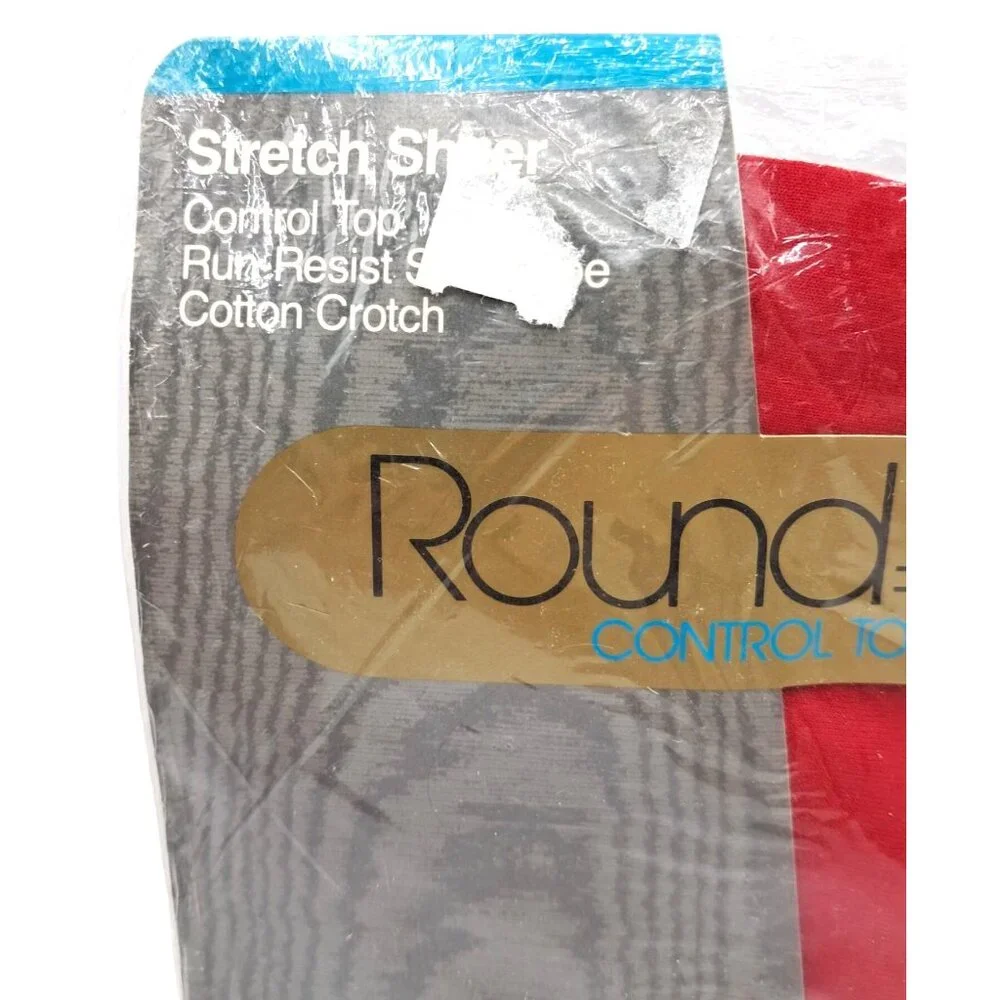 Round The Clock Control Top Pantyhose Ruby Stretch Sheer Size C (Model) Run-Resi