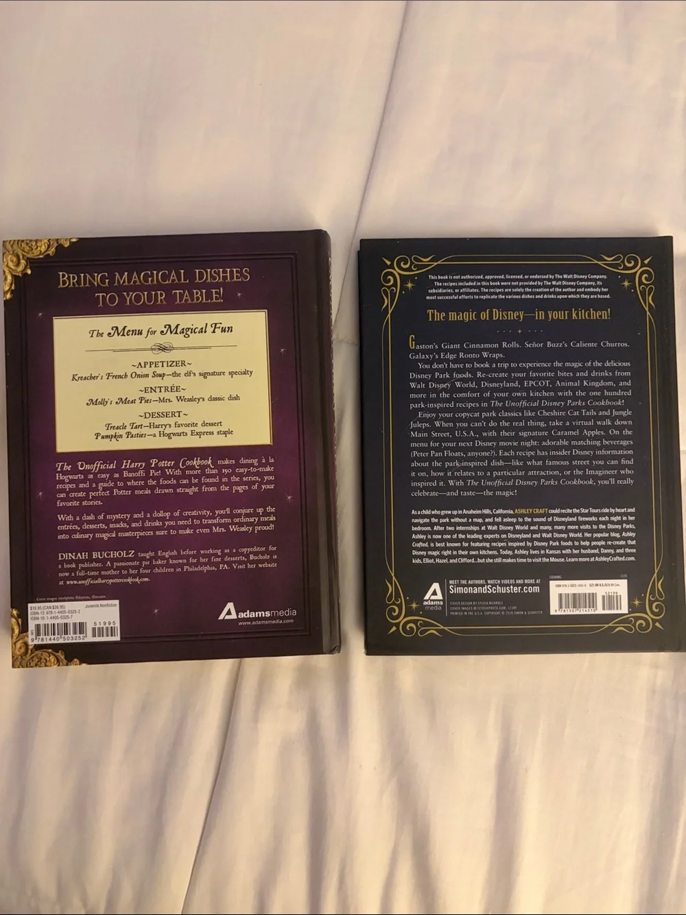 The Unofficial Cookbooks two cookbooks