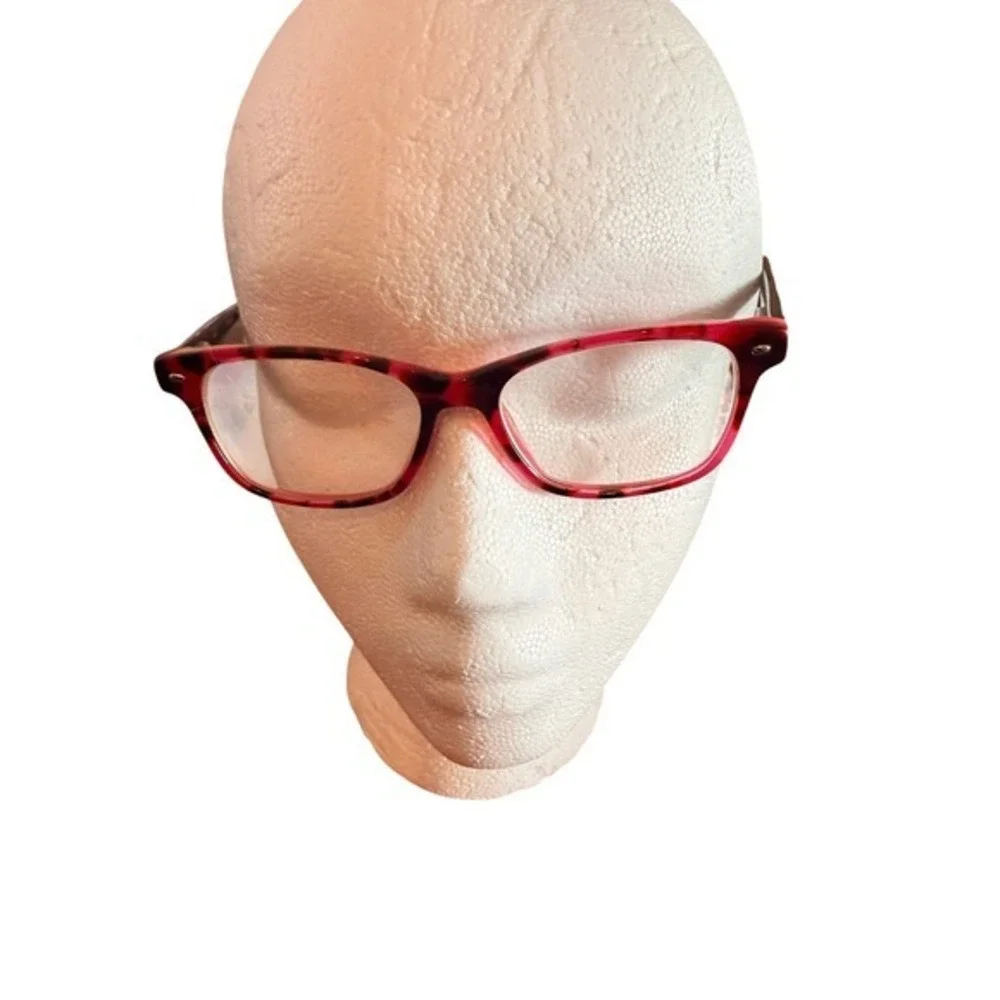 Guess Pink Tortoise‎ Black Rectangular Eyeglass FRAMES ONLY Designer