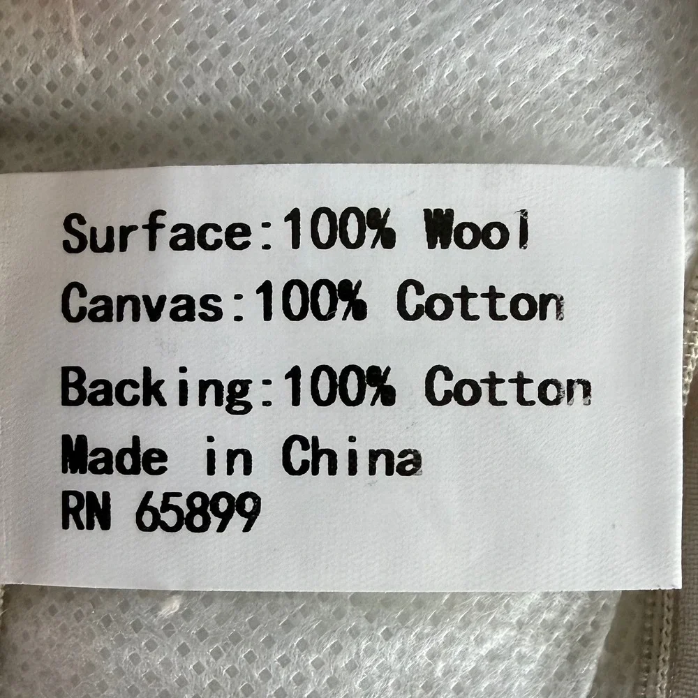 N/A hooked rug